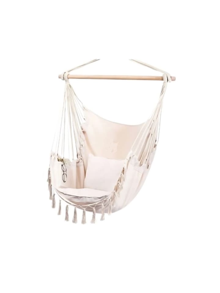 COFI 1453 Hängesessel 100x130 cm Stoff-Hängesessel Indoor und Outdoor in Beige günstig kaufen 100 - 130 cm