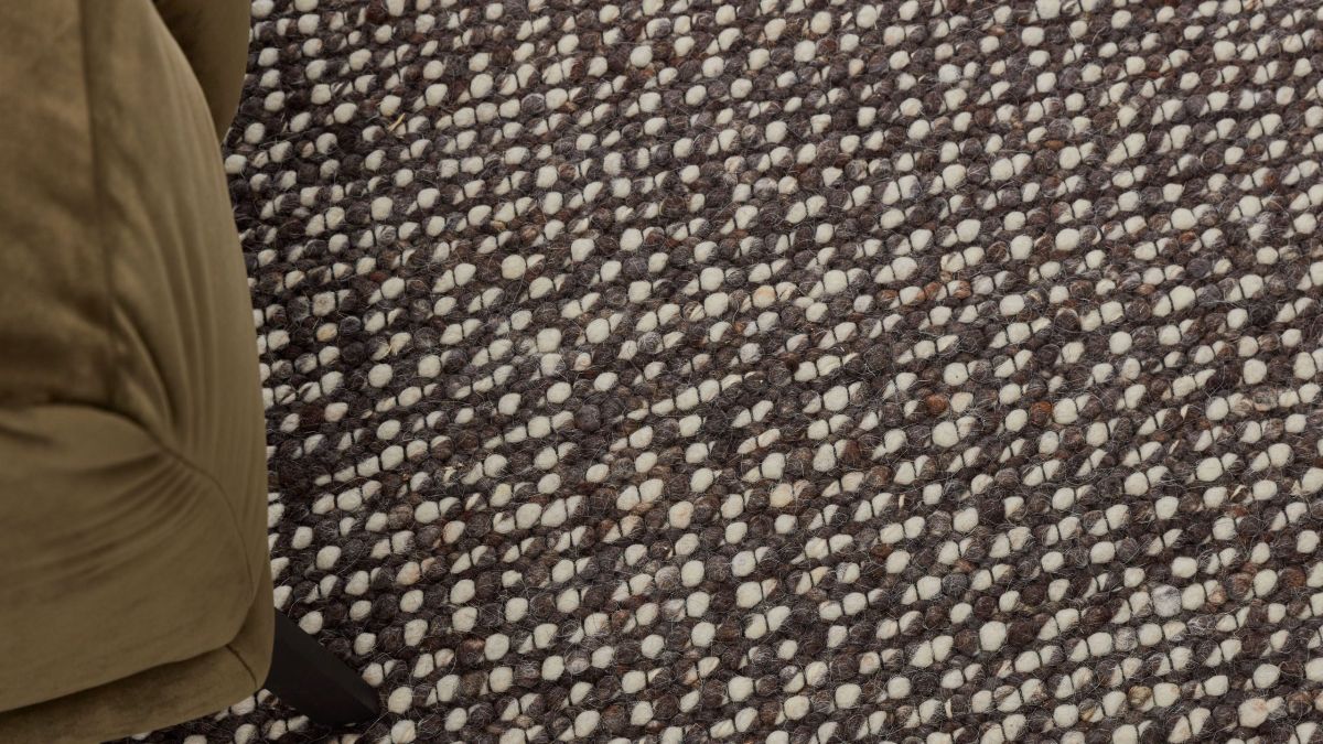 Interliving Handwebteppich 8001 Creme-Weiß 65 x 130 cm