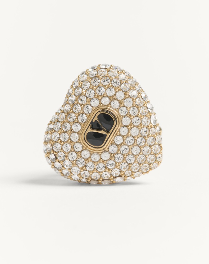 Coeur Royal øreringe i metal, emalje og Swarovski® krystaller