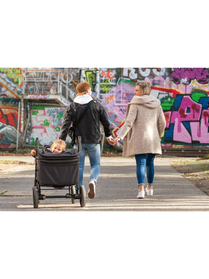 Pinolino Sitz für Klappbollerwagen 'Cruiser' in anthrazit günstig kaufen onesize
