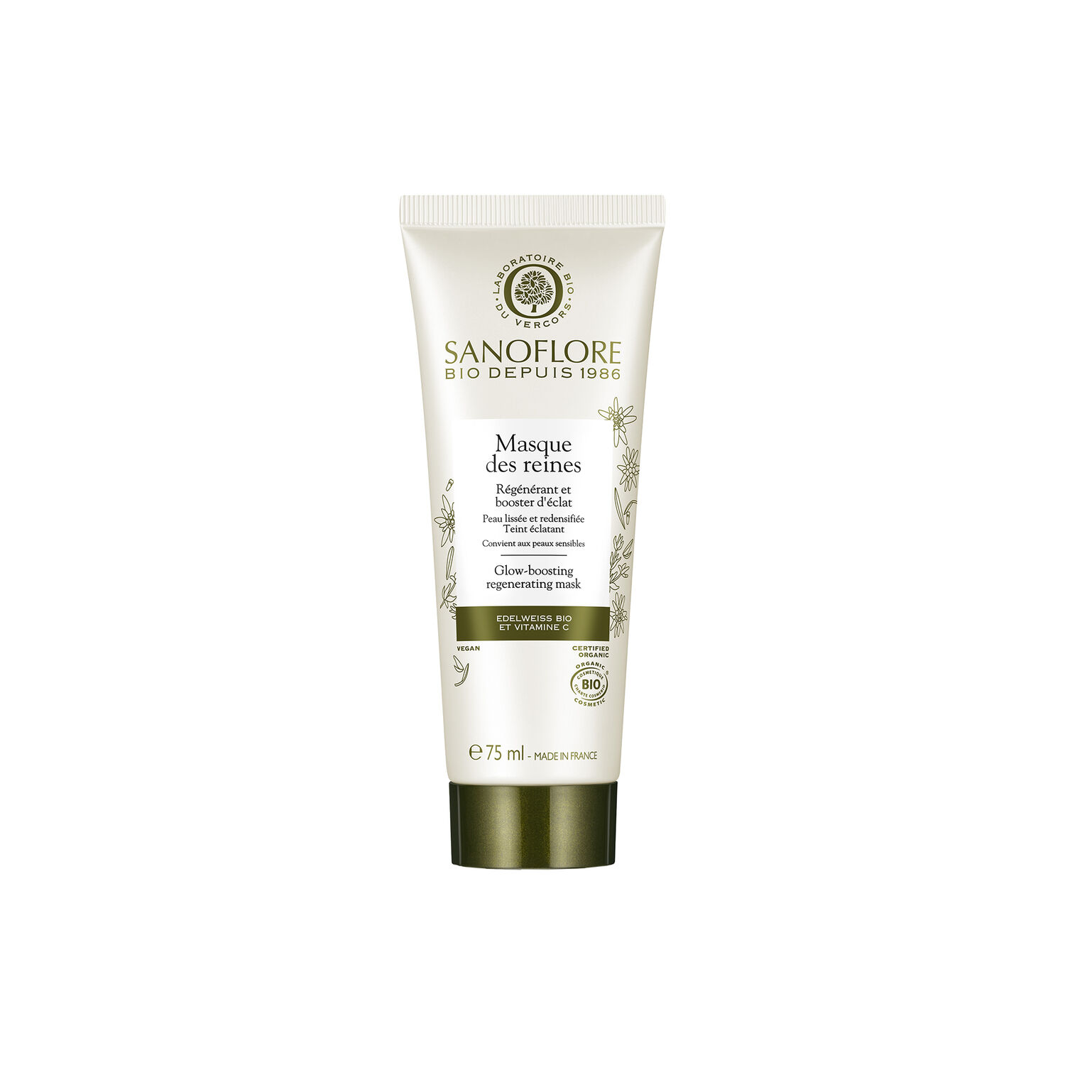 Sanoflore Reines Masque Anti-Age Eclat Certifié Bio