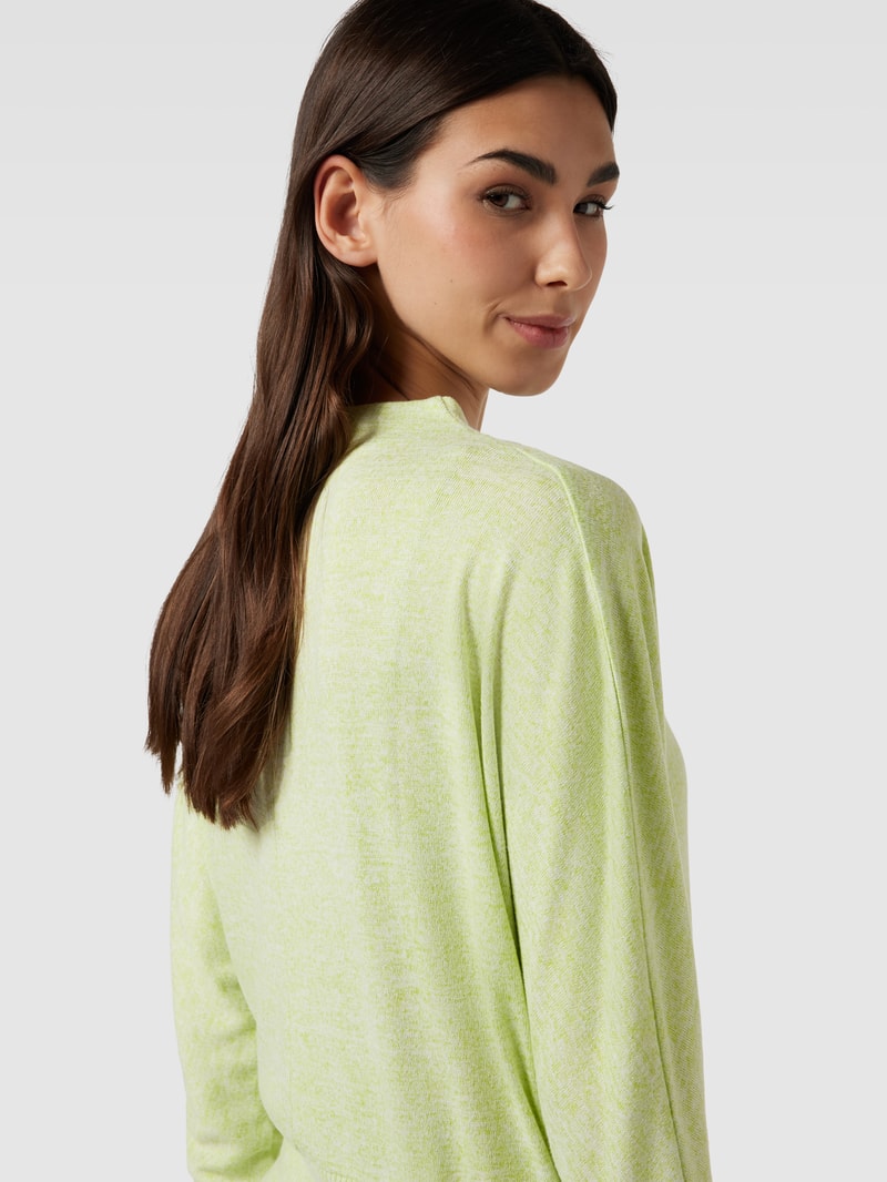 Sweatshirt mit Stehkragen Modell 'Sokola' in hellgrün