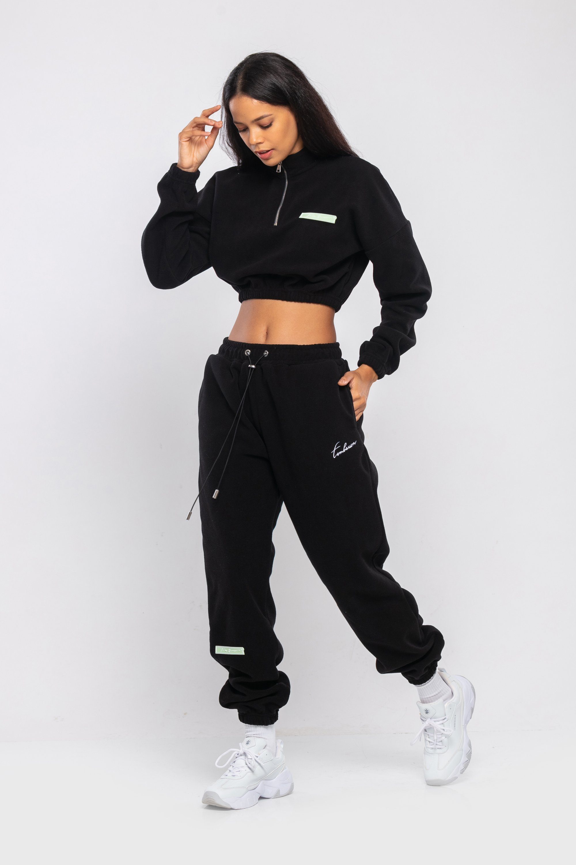 Tom Barron Trainingsanzug WOMAN REGULAR FIT FLEECE FABRIC TRACK SUIT