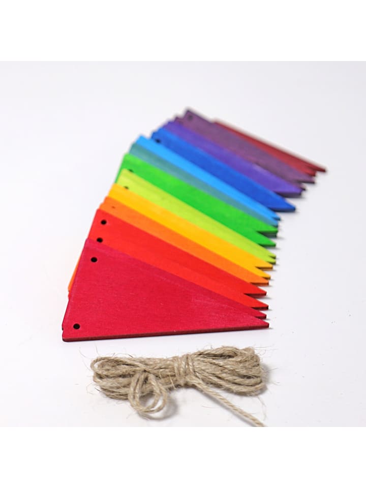 Grimm's Wimpelkette Regenbogen Bausatz ab 1 Jahr in bunt günstig kaufen onesize