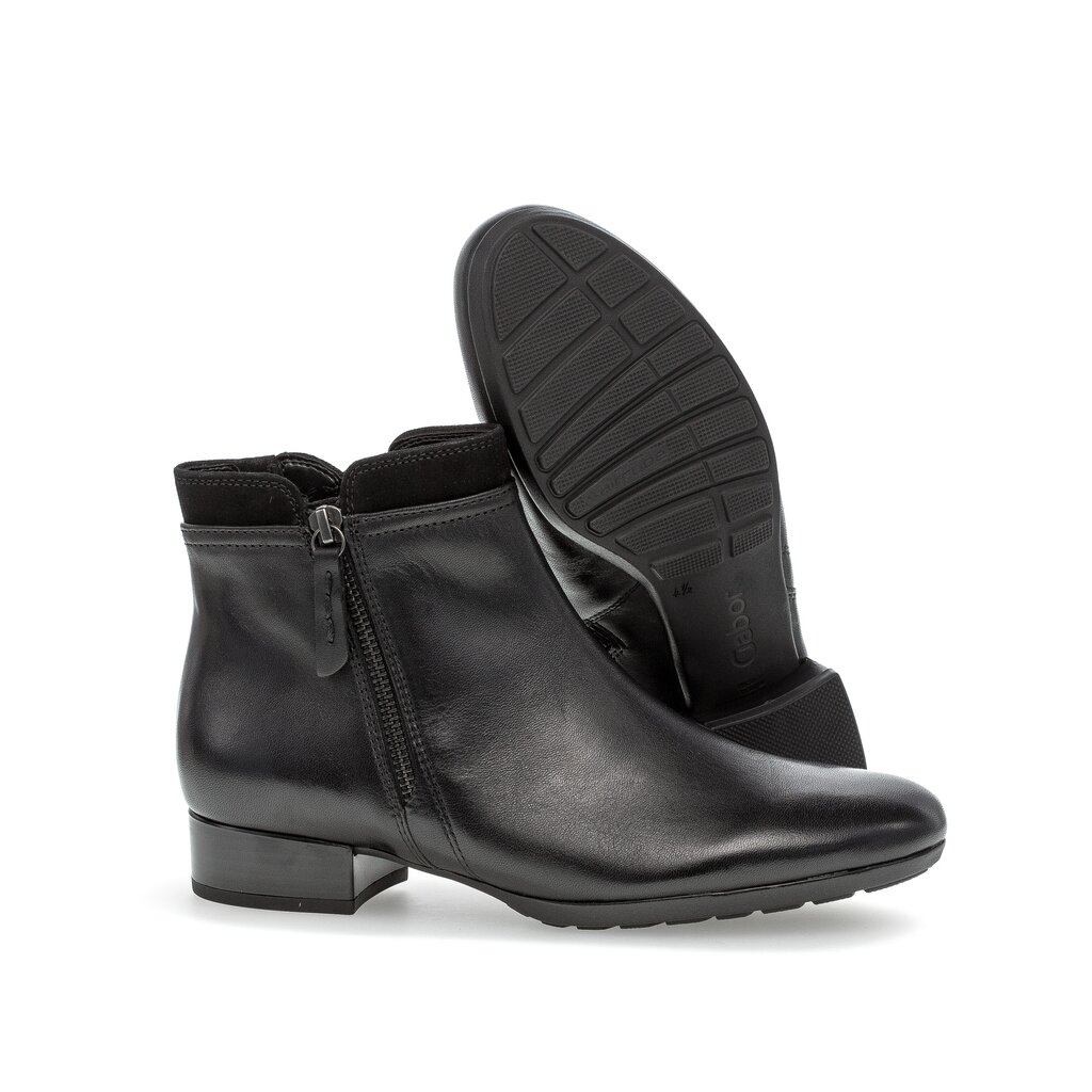 Gabor comfort Sportliche Stiefelette schwarz