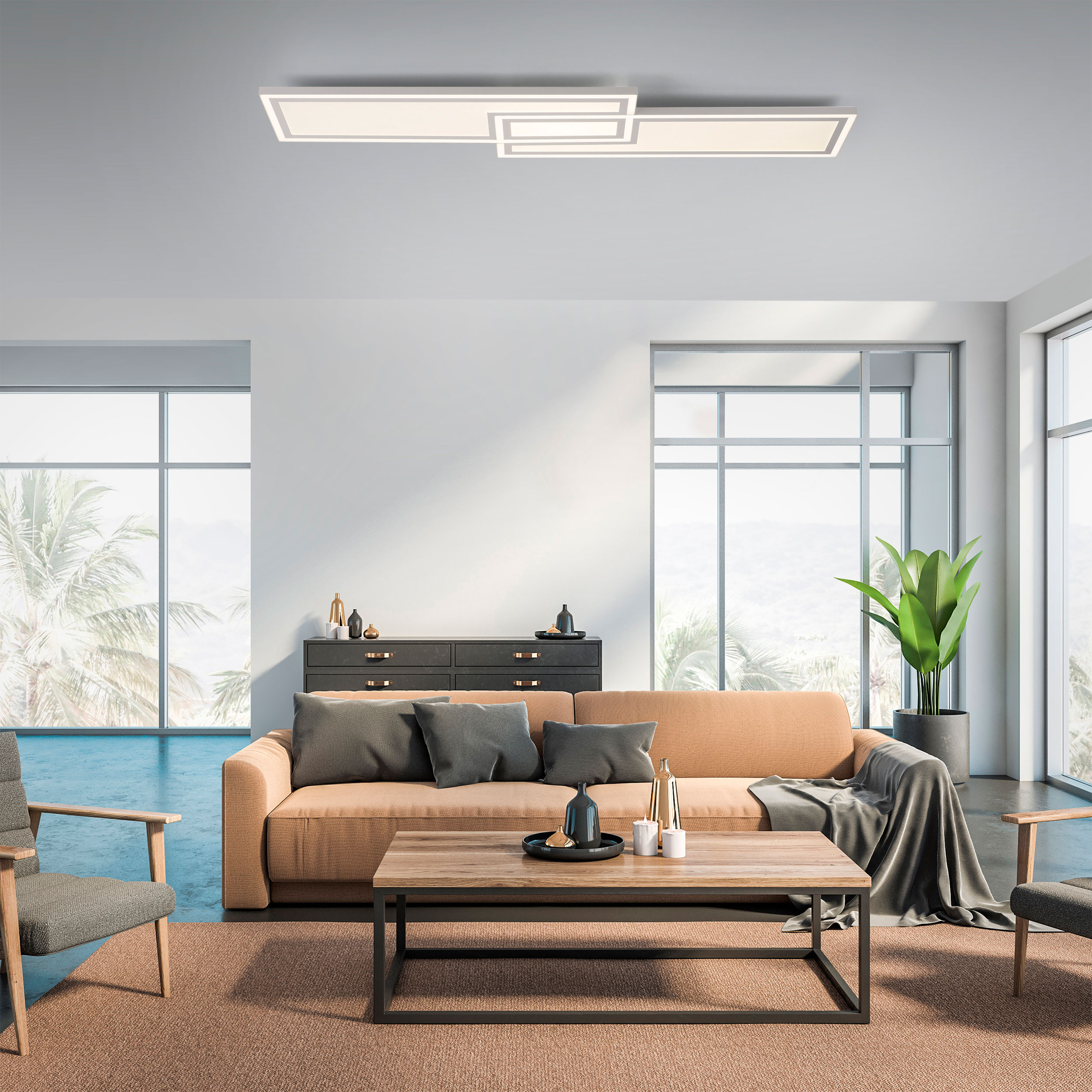JUST LIGHT.LED-Deckenleuchte 1flg