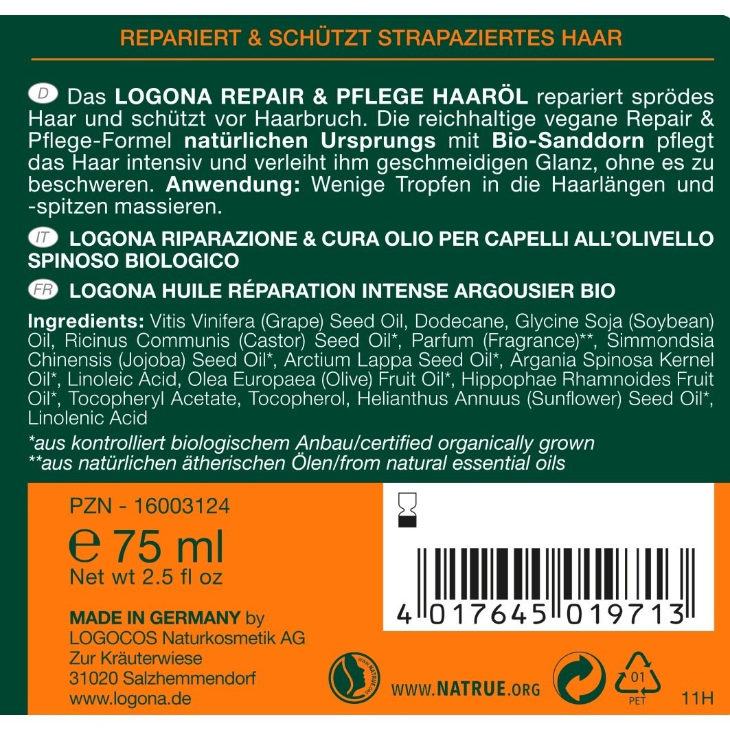 Repair & Pflege Bio-Sanddorn