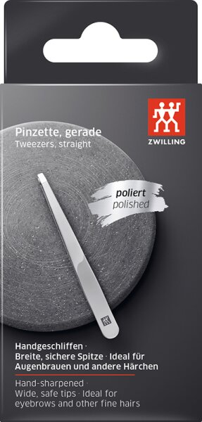 ZWILLING Beauty Classic Pinzette, gerade - silver Pinzette