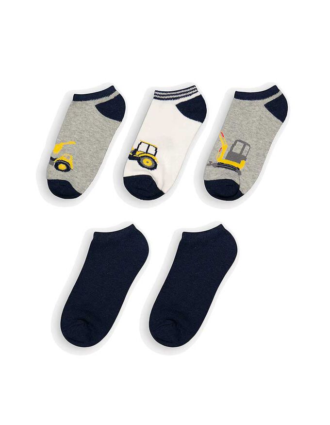 Sneakersocken - 5er-Pack