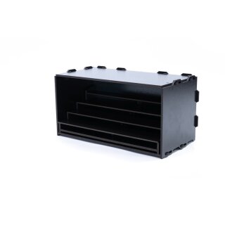 Black Paint Rack: Farbregal ausziehbar (Tribüne)