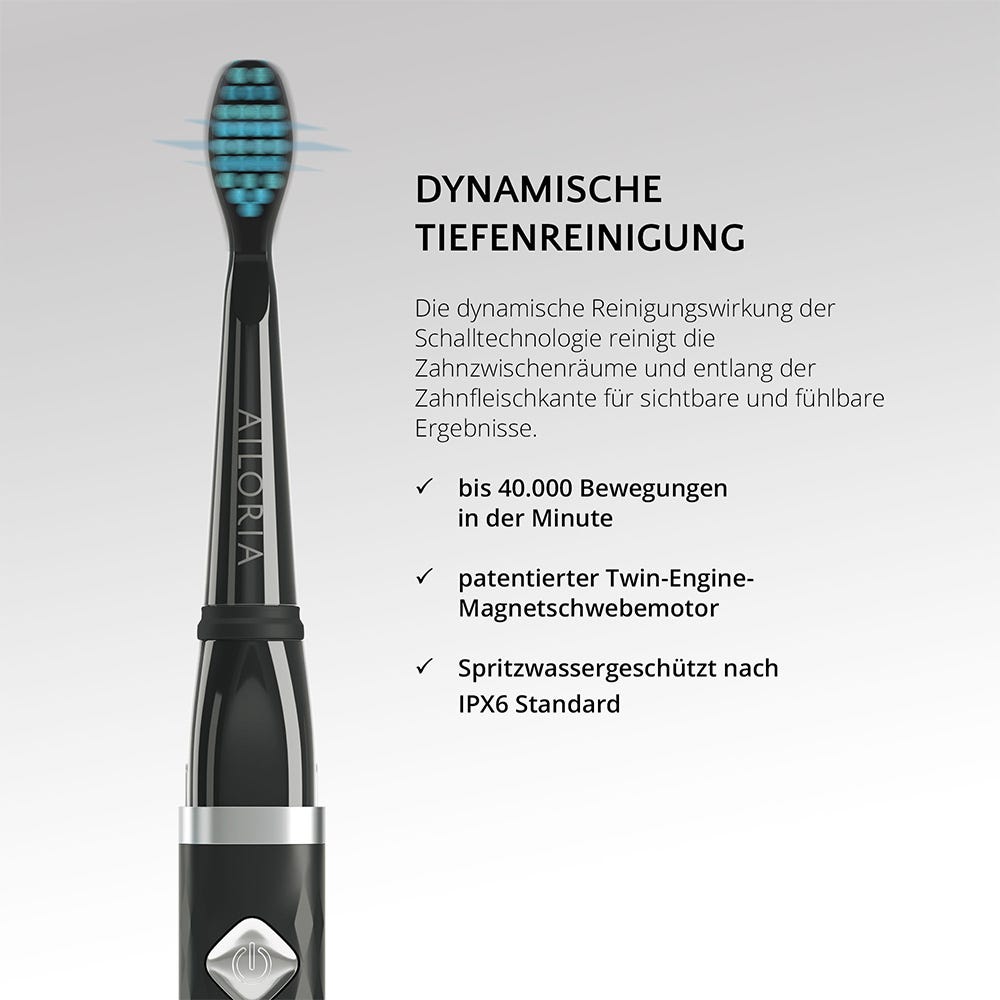 Ailoria Flash Travel Schallzahnbürste Schwarz