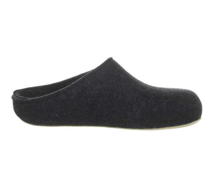 HAFLINGER Hausschuhe grau Michel-graphit Filz/Leder