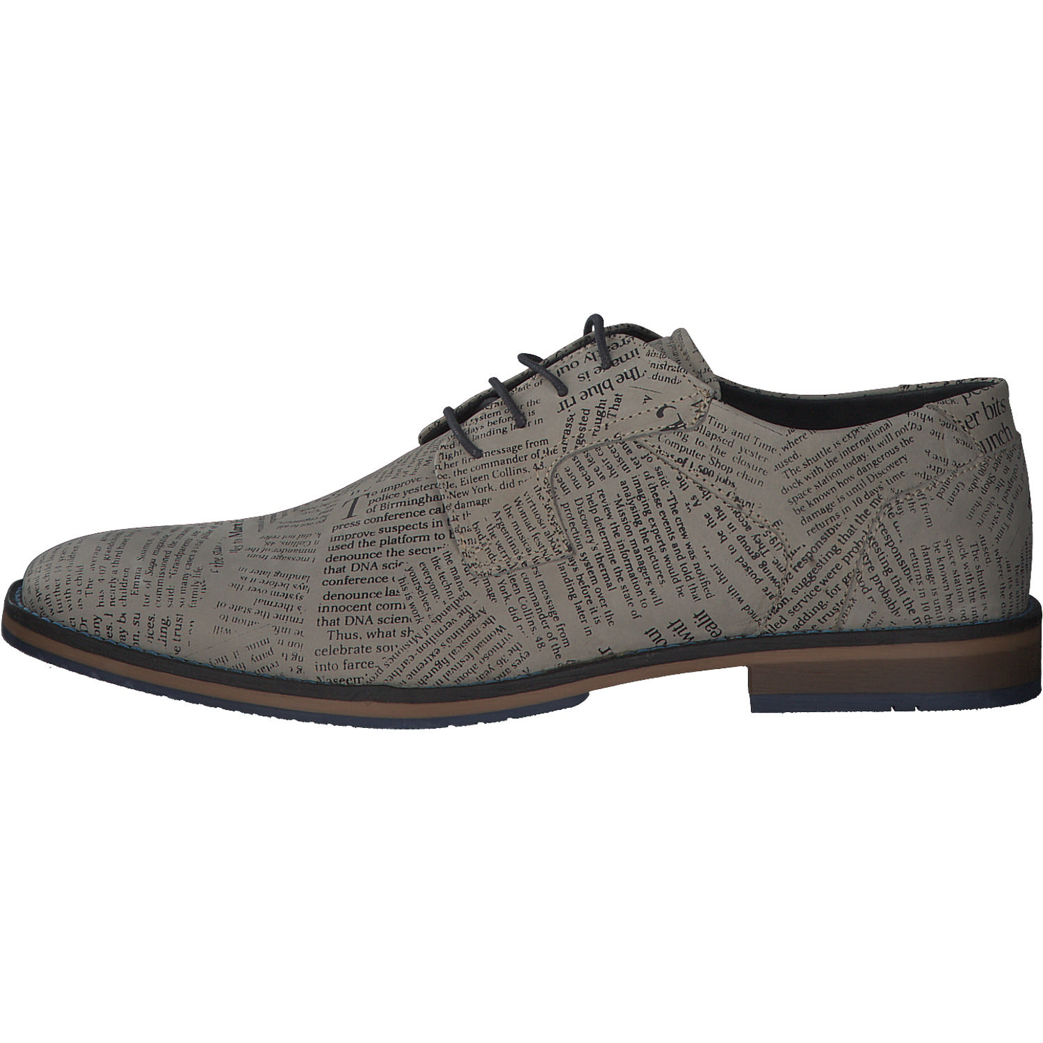 Shoes Unlimited 663 K2 1008A, Klassische Halbschuhe, Herren, grau