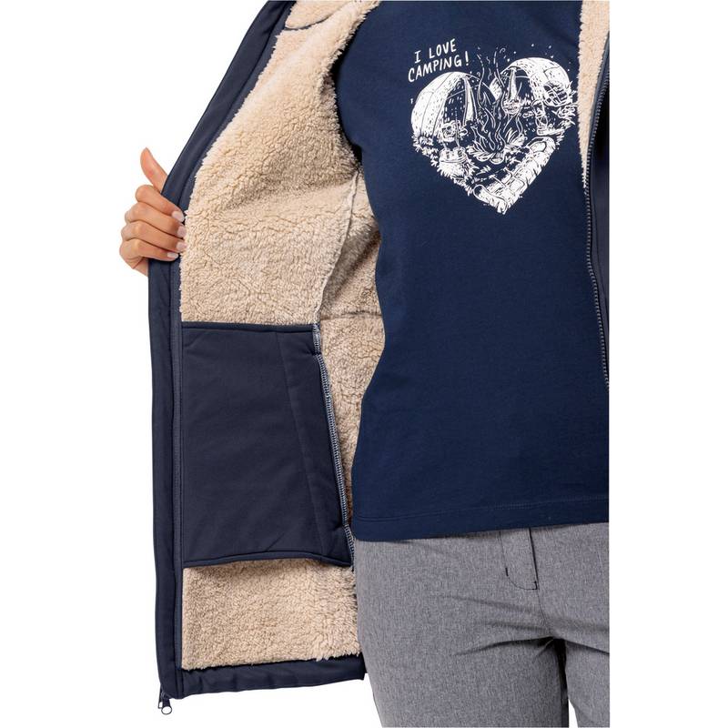 Jack Wolfskin WINDLAND Softshellmantel Damen