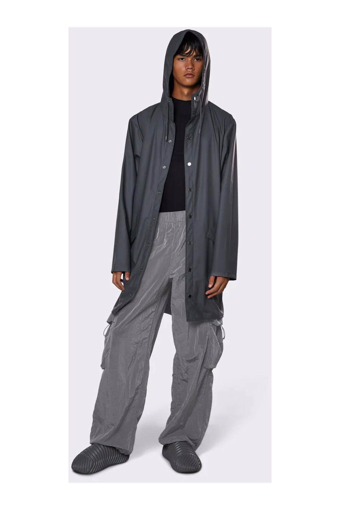 Rains Impermeables Trenchs Unisexe couleur gris