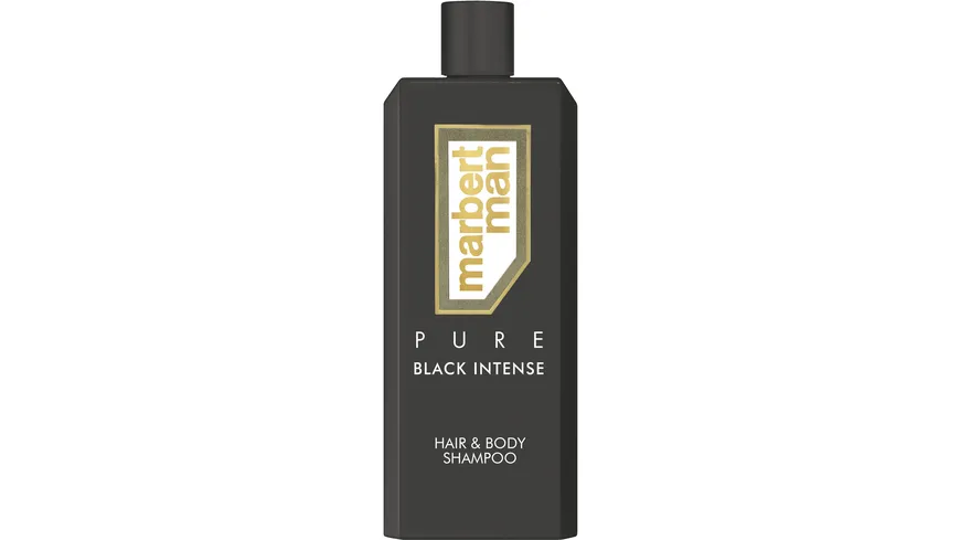 MARBERT Man Pure Black Intense Duschgel & Shampoo 400 ml