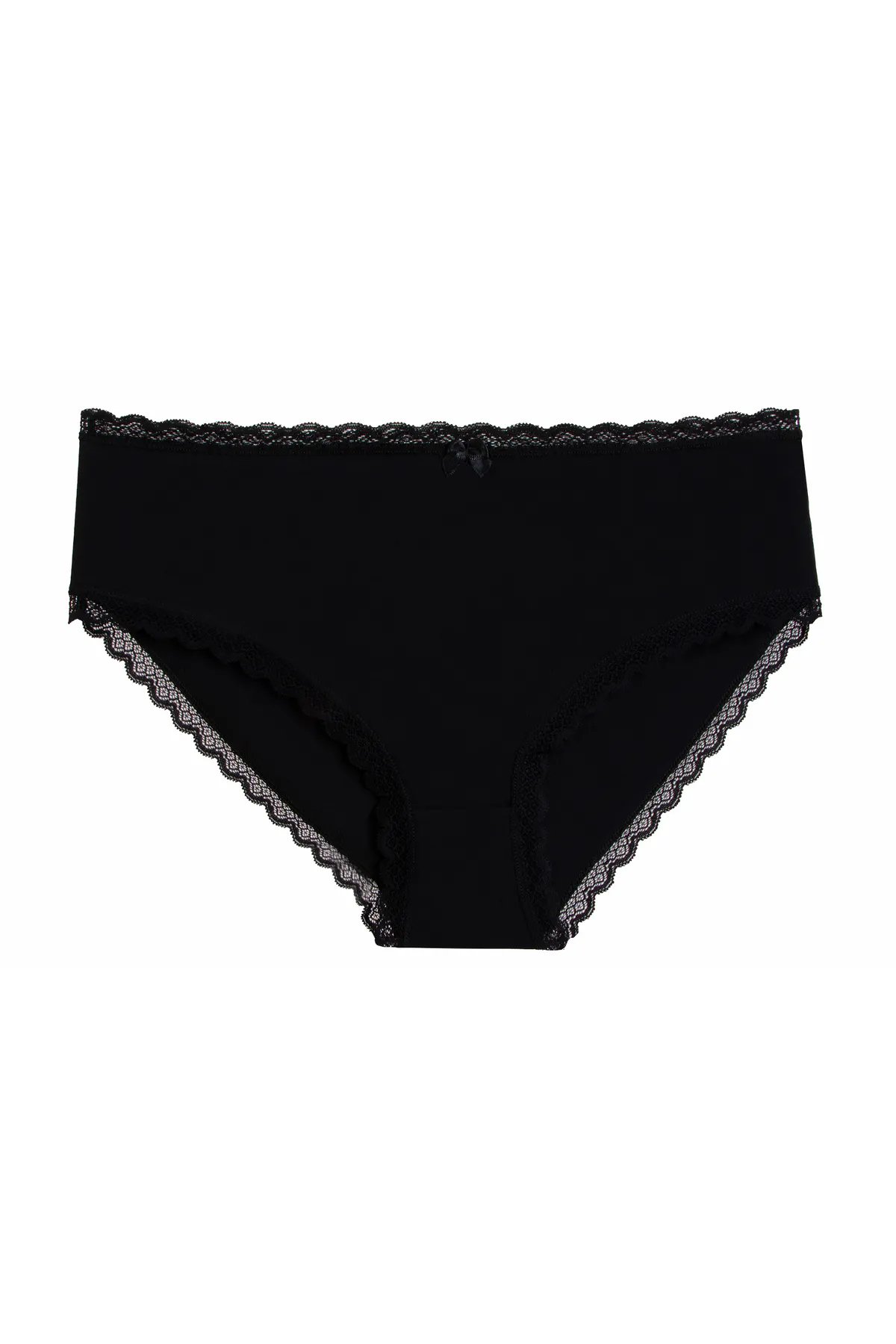 Nicoletta  Damenhöschen in Übergröße, 5er-Pack, Lycra-Spitze, MIXCOLOR