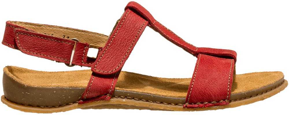 EL NATURALISTA Komfort Sandalen rot