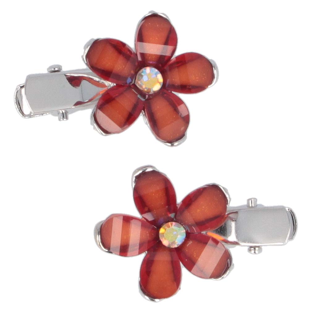 Solida Schnabelclip Blüte Mittelbraun 2 Stück