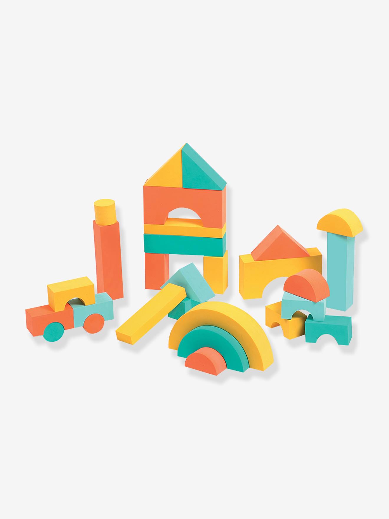Blocs construction mousse LUDI multicolore