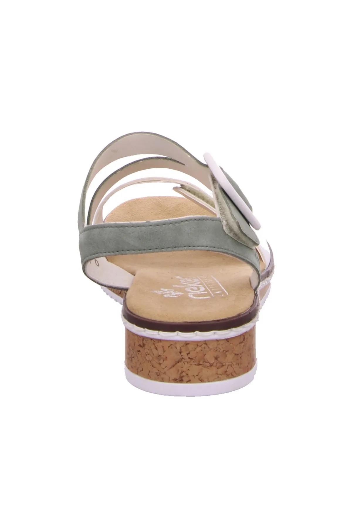 Rieker  Sandalette - Mehrfarbig - Flacher Absatz