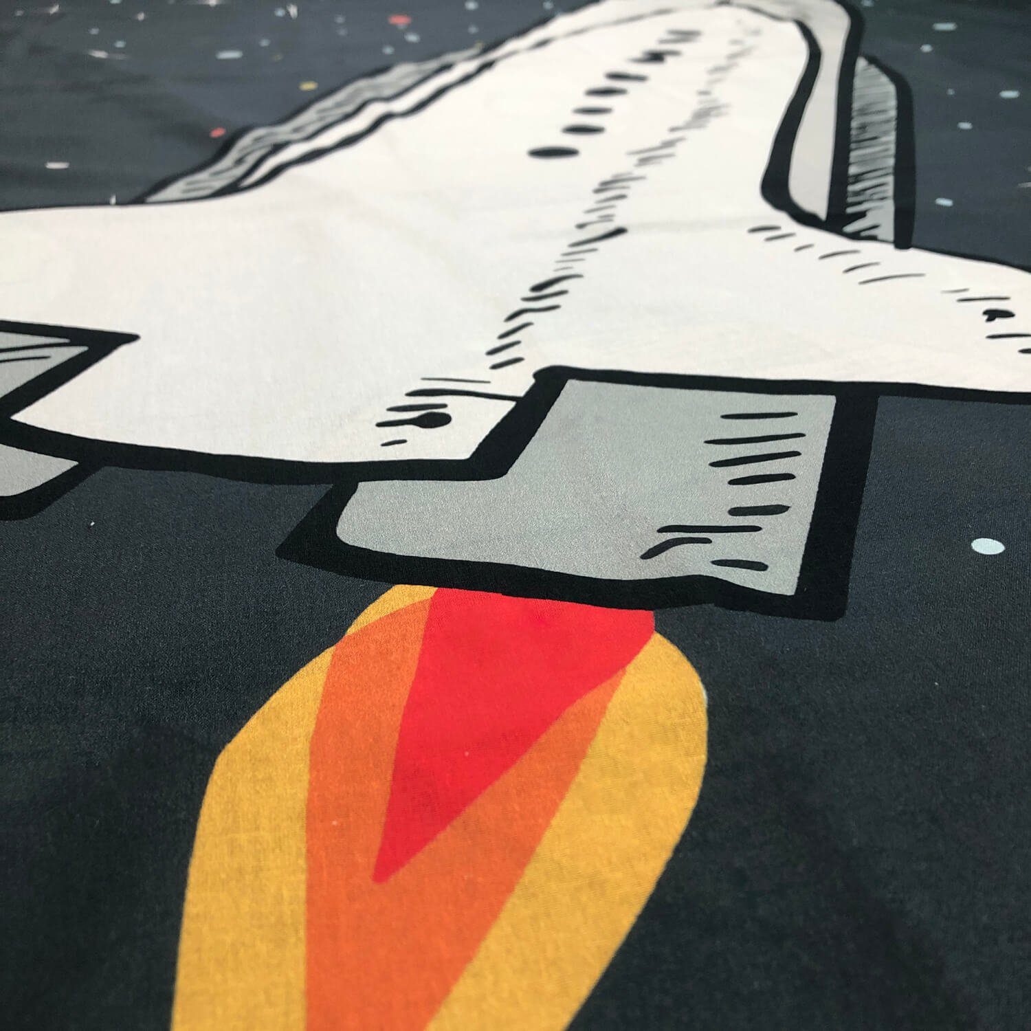 Kinderbettwäsche Rocket, ESPiCO, Renforcé, 2 teilig, Planeten, Rakete, Weltall