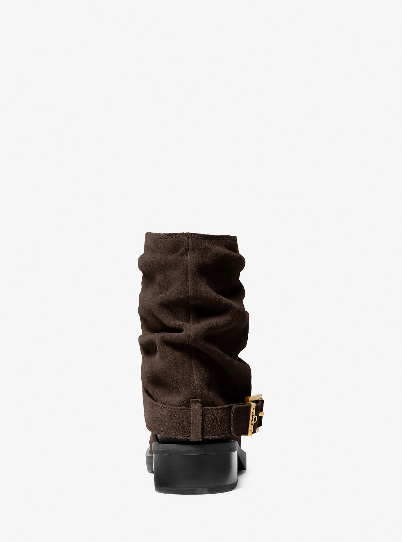 Colby Leather and Signature Logo Ankle Boot - CHOCOLATE
