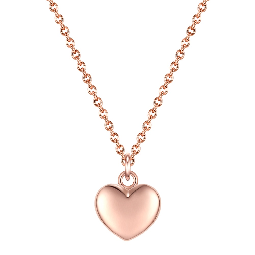 Glanzstücke München Collier en argent Coeur Argent sterling en Or rose collier