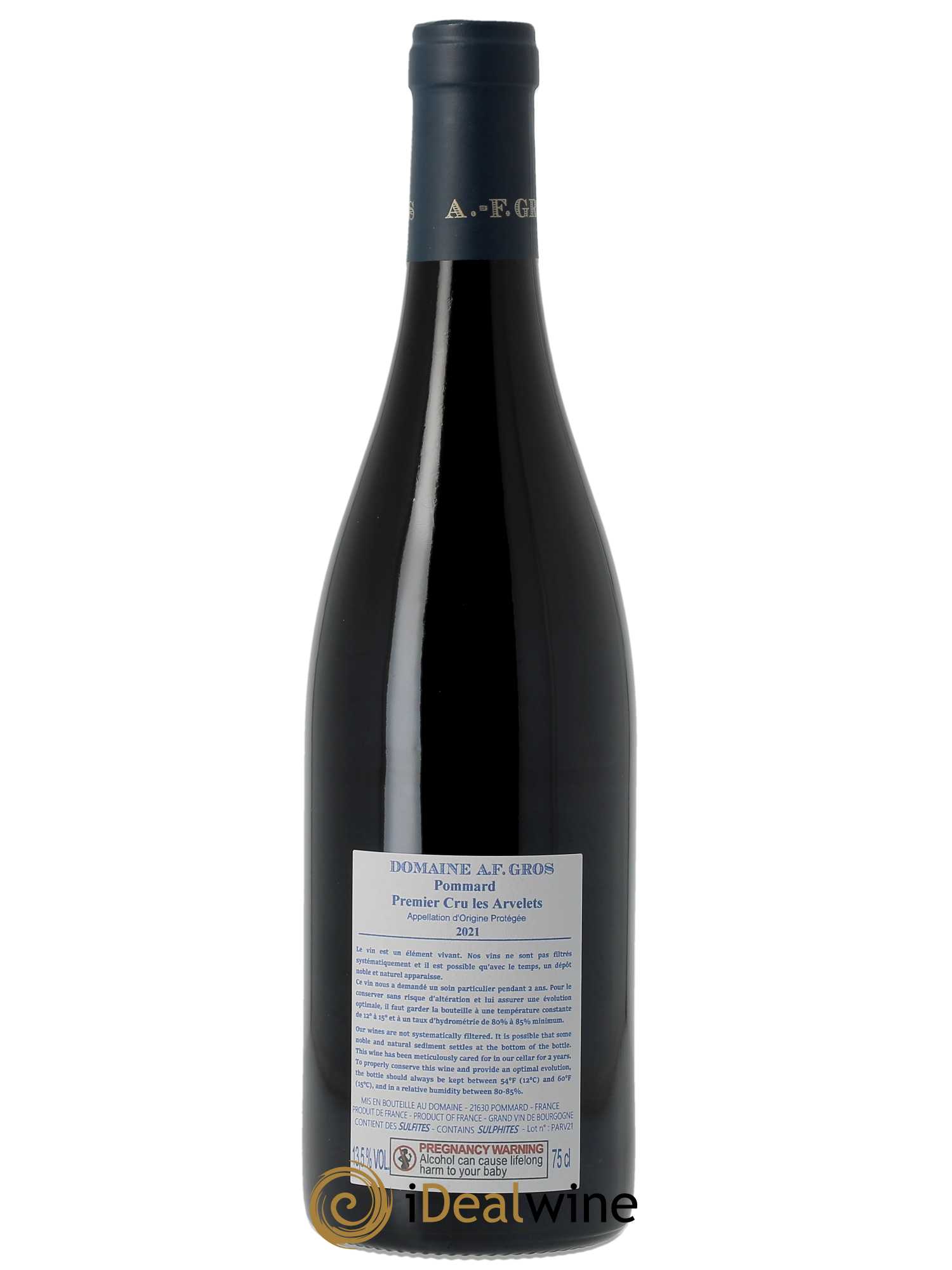 Pommard 1er Cru Les Arvelets A.-F. Gros  2021 - Lot de 1 Bouteille