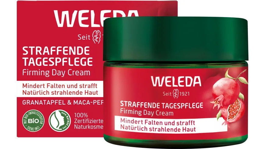 Weleda GRANATAPFEL Straffende Tagespflege Granatapfel & Maca-Peptide 40 ml