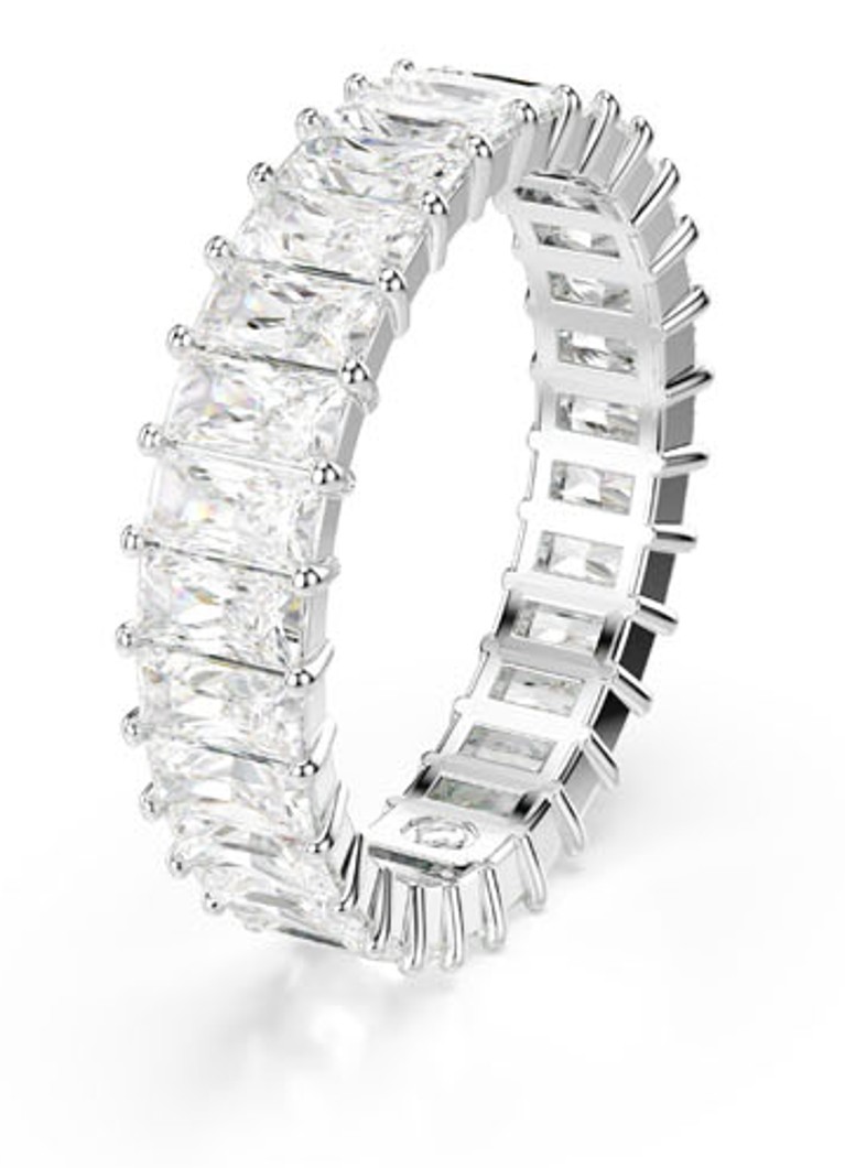 Anello Swarovski Matrix con zirconi 55