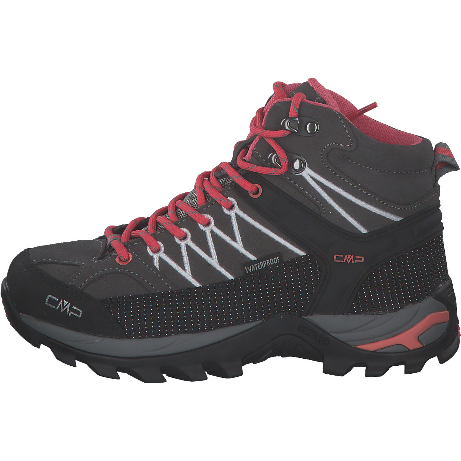 CMP Rigel Mid 3Q12946, Trekkingschuhe, Damen, grey-corallo