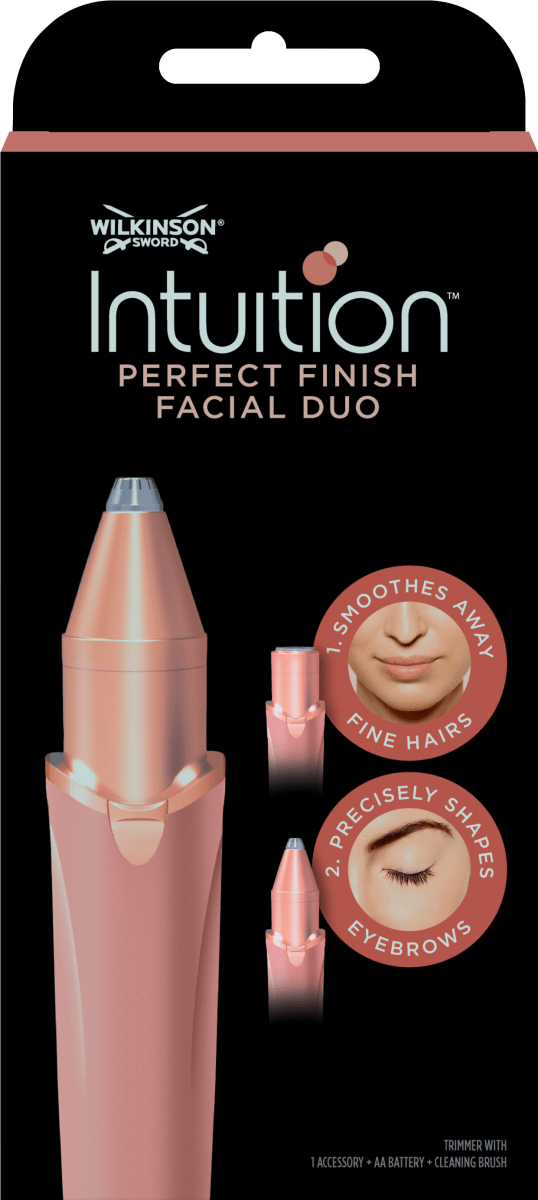 Gesichtshaarentferner, Intuition 2-in-1 Perfect Finish, 1 St