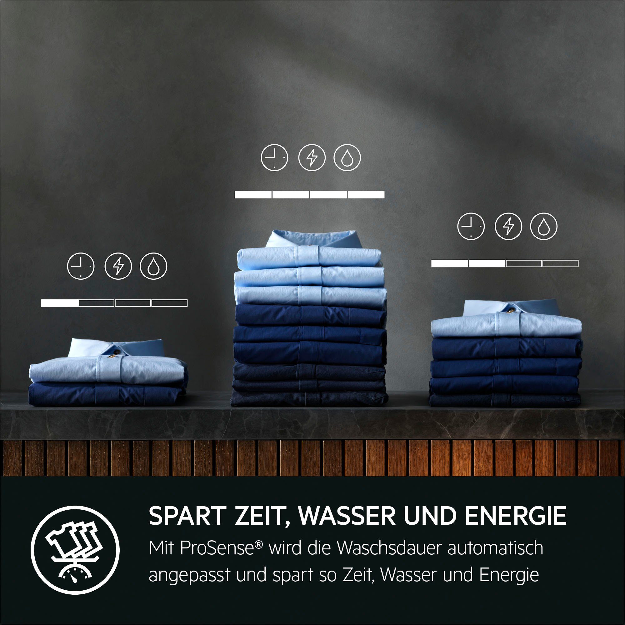 AEG Waschmaschine L6FBA51680, 8 kg, 1600 U/min, Hygiene-/ Anti-Allergie Programm mit Dampf