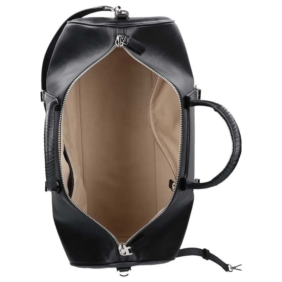 Santoni - Weekender UIBBA Kalbsleder - schwarz