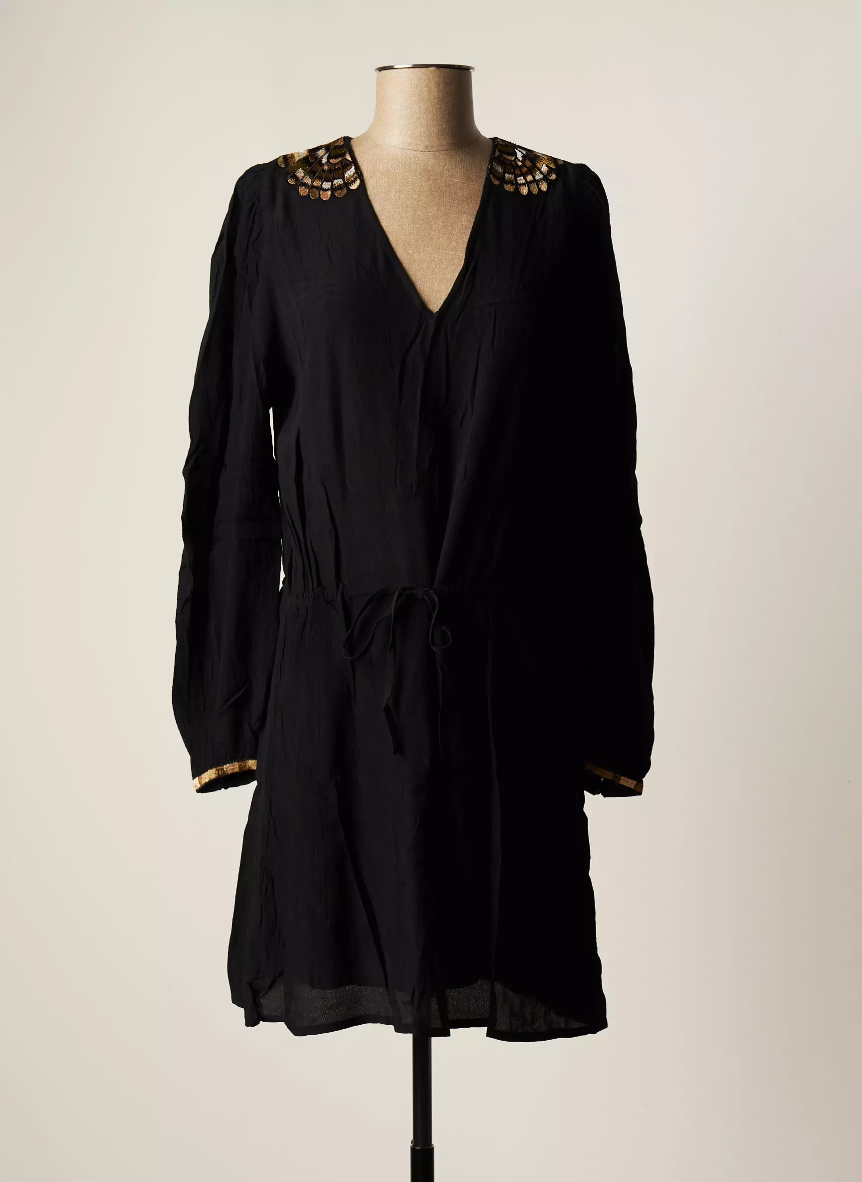 Louizon Robes Courtes Femme couleur noir
