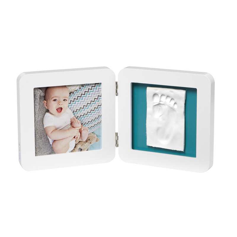 Cadre blanc empreinte et photo My Baby Touch Baby Art