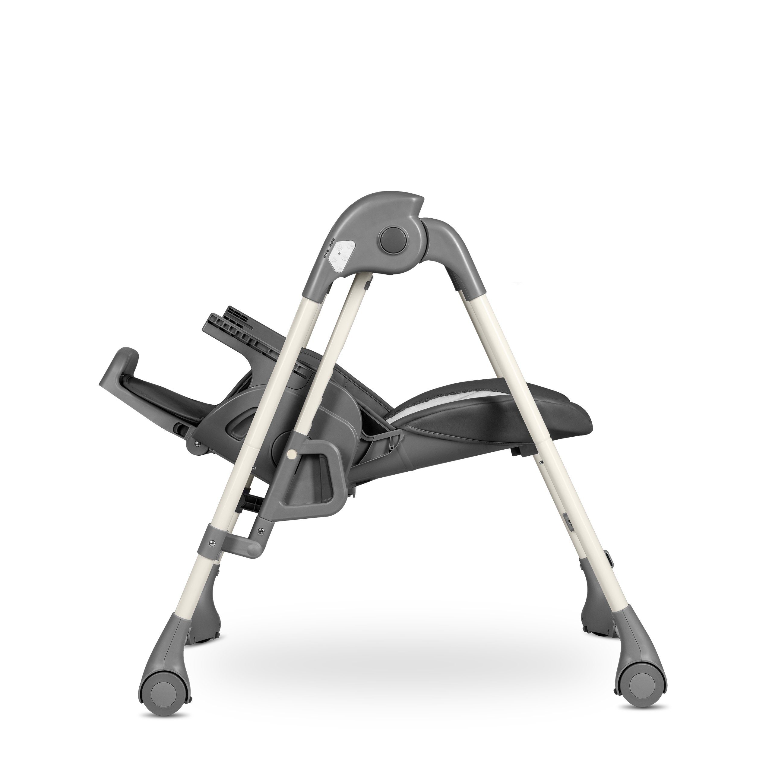 lionelo Hochstuhl LO-LAURICE, 2in1: Fütterungsstuhl und Schaukelstuhl, Automatische Bewegungserkennung, Ergonomischer Sitz und Rückenlehne
