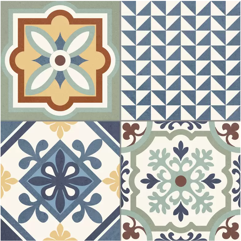 BOXTEC VINTAGE MIX 16.5 x 16.5 Feinsteinzeug Wand- und Bodenfliese Keramik Deko-Fliese