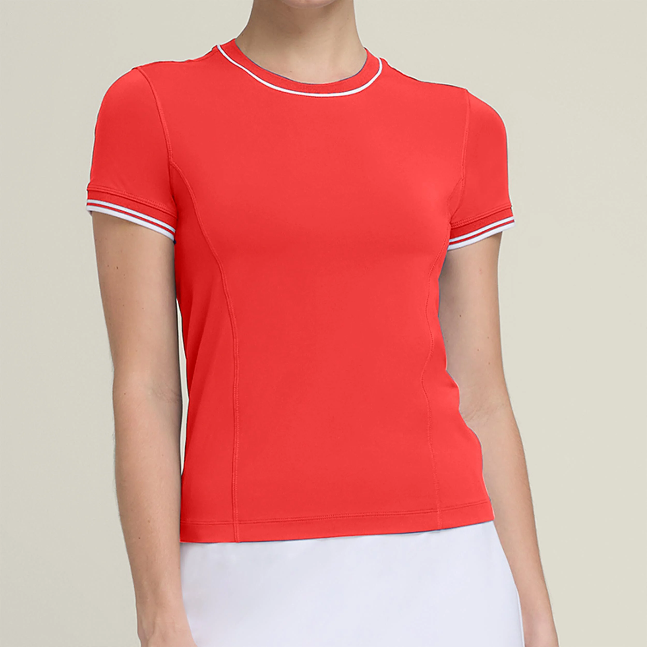 Baseline Seamless Team T-Shirt Damen - Rot
