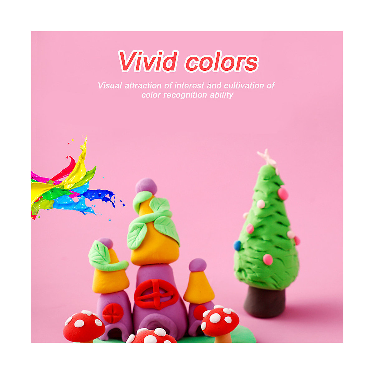 frler 36 Farben Modelliermasse Set Polymer Clay für Kinder Modelliermasse für Kinder