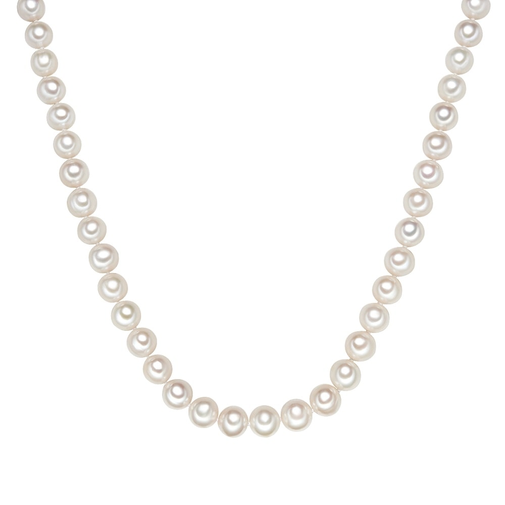 Valero Pearls Chaîne Argent sterling Perle de culture d'eau douce en Argent collier