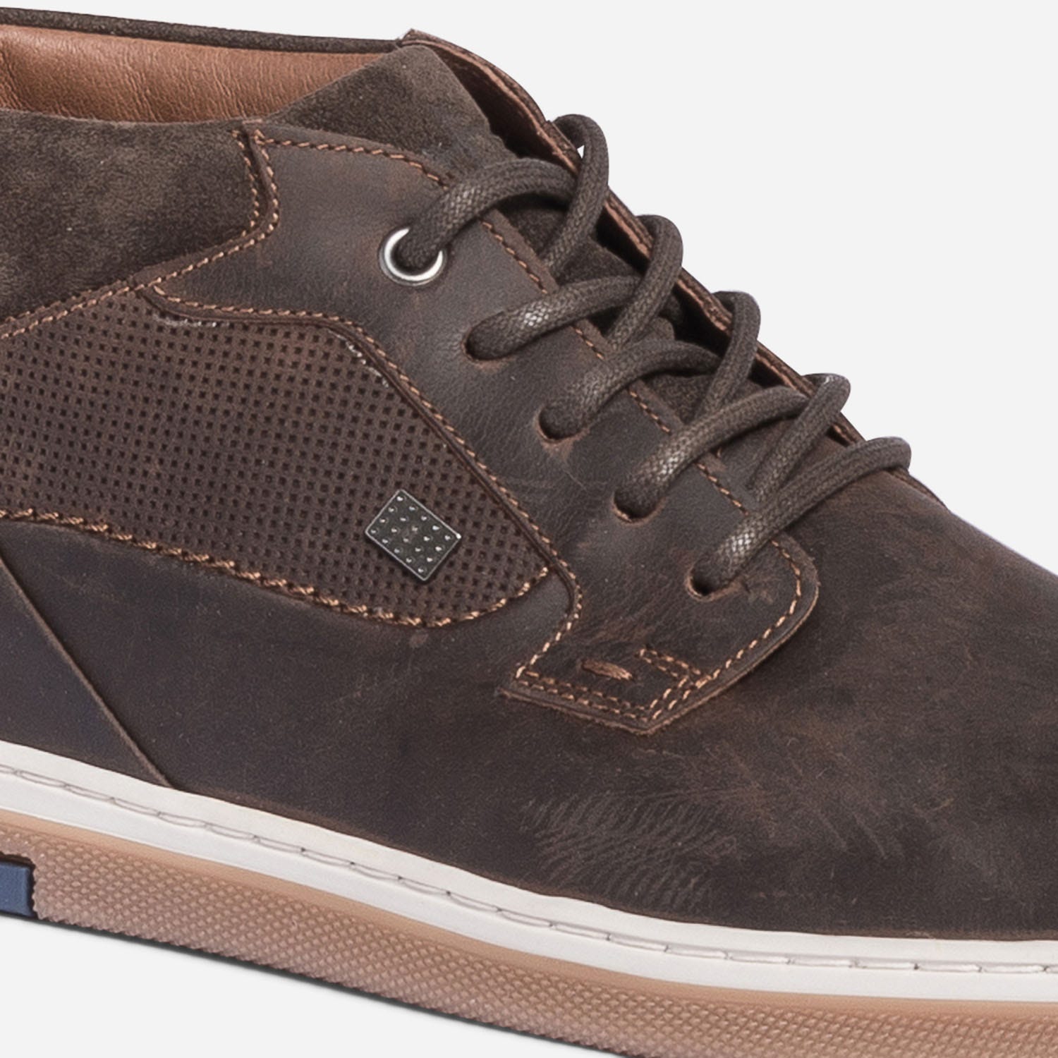 Derby confort montant TBS marron en cuir