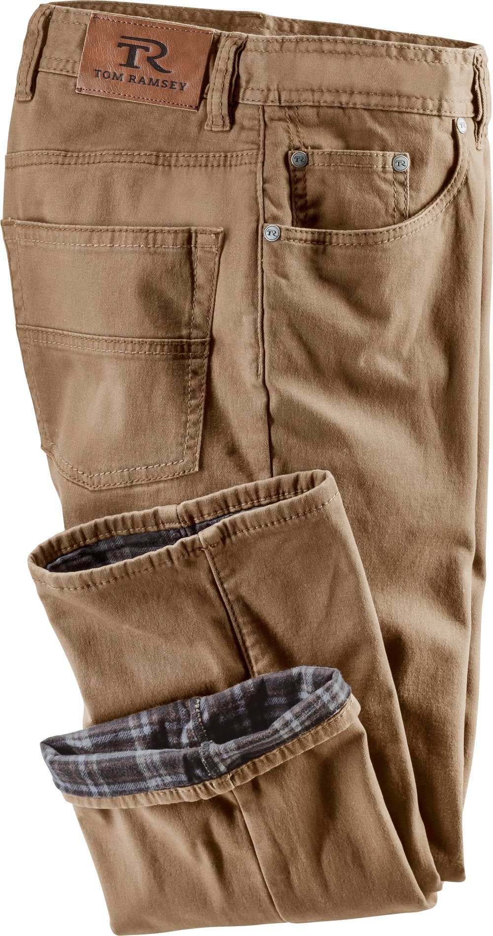 Tom Ramsey Thermohose im 5-Pocket-Style, Futter aus weichem Fleece