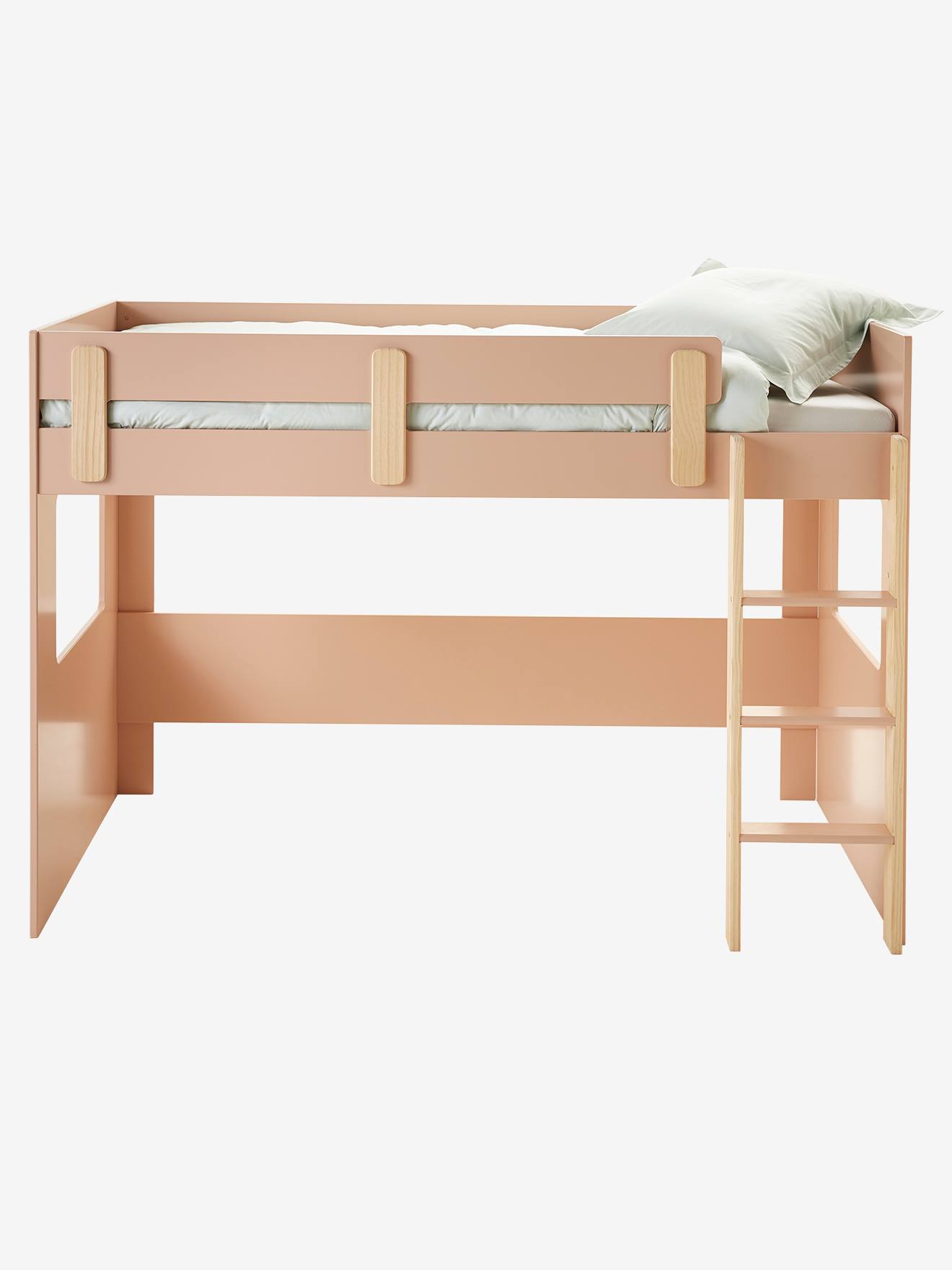 Vertbaudet Kinder Hochbett EVEREST - rosa