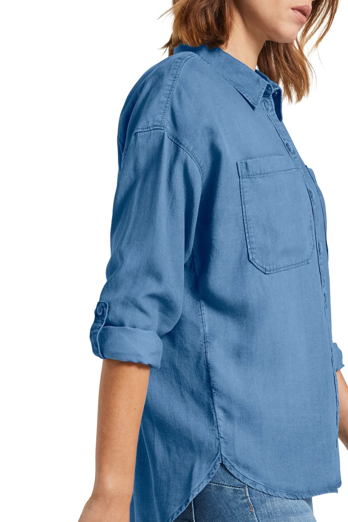 Tom Tailor Denim  Hemd - Blau - Regular Fit