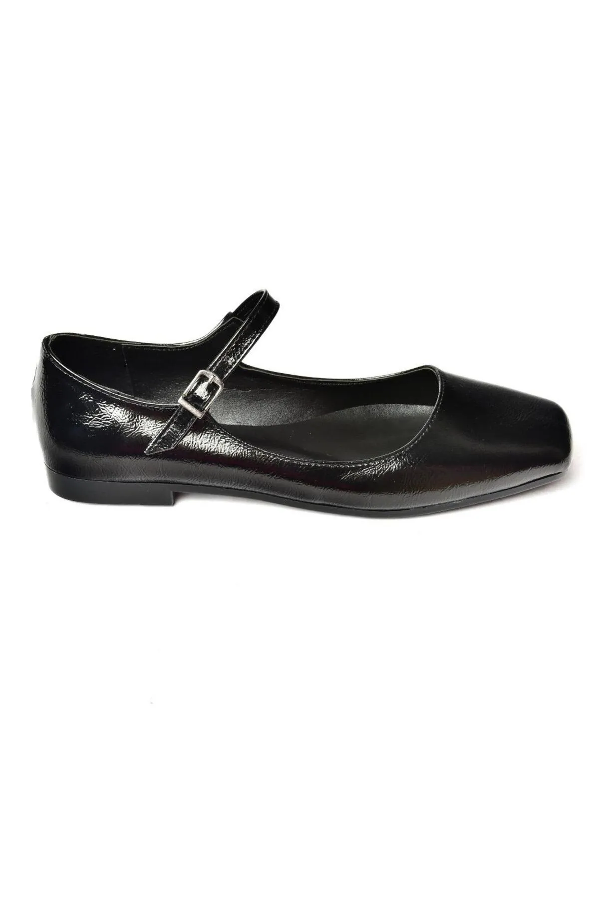 Fox Shoes  S726252508 Ballerinas aus schwarzem Lackleder für Damen