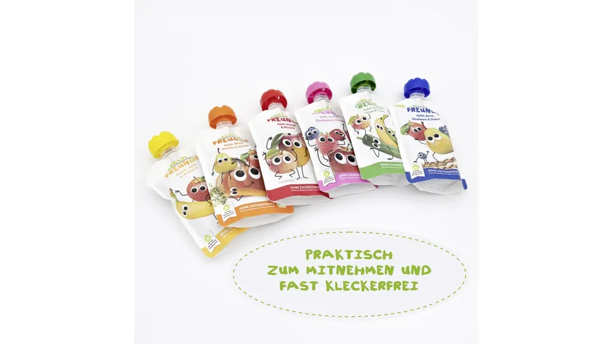 Freche Freunde Quetschie Apfel, Birne & Passionsfrucht 100 g