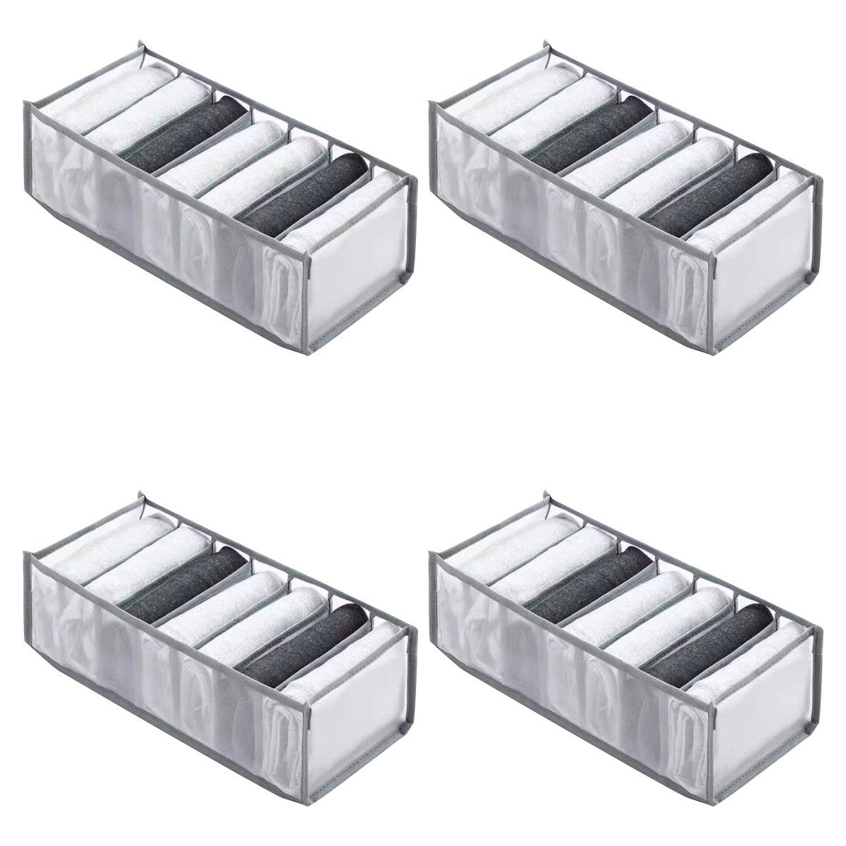 FeelGlad Stoffschrank Schrank Organizer Kleiderschrank Großer für Unterwäsche und Socken