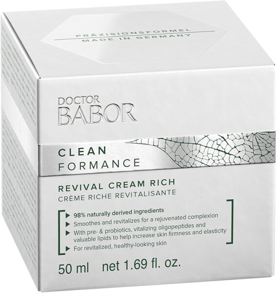 Doctor Babor Cleanformance Revival Cream Rich Gesichtscreme